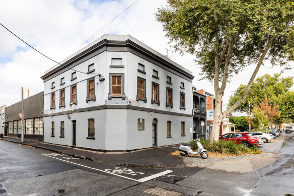 The Cassars own several properties on either side of 371 Fitzroy Street, Fitzroy.