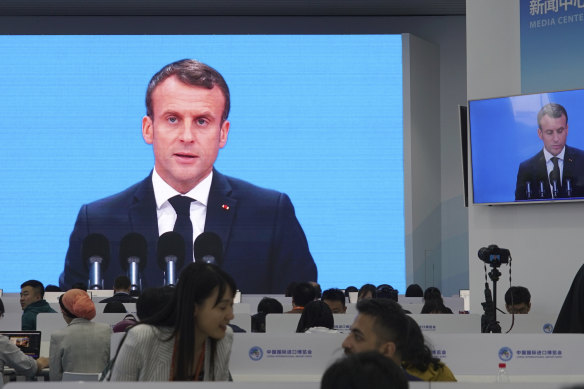 Emmanuel Macron said sovereignty must be protected in dealings with international technology companies.