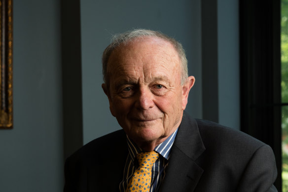 Harvey Norman founder and chairman Gerry Harvey.  The company has been under extensive pressure to repay its JobKeeper takings.