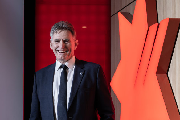 NAB boss Ross McEwan said challenges in the bank’s operating environment became more evident as the 2023 financial year progressed.