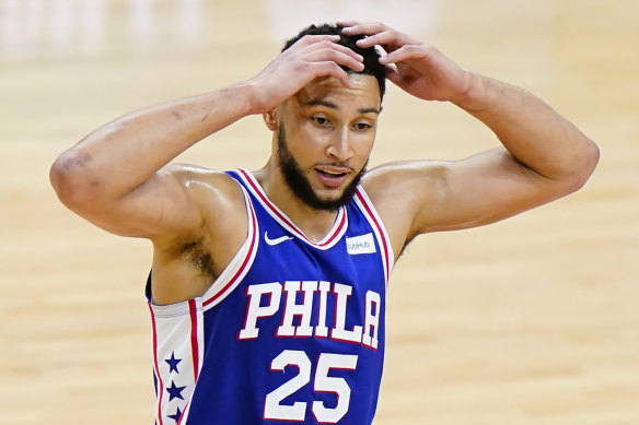 The scrutiny on Australia’s Ben Simmons is intense.