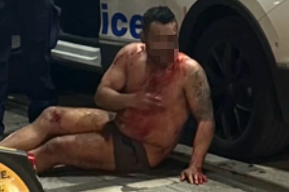 The man who was arrested on October 8 after a police pursuit ended in a major collision at the corner of Market and George streets in Sydney’s CBD after 9pm. 