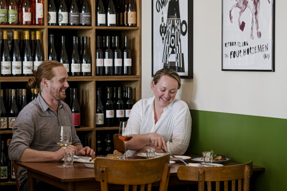 Bar Merenda chefs Oliver Edwards and Brianna Smith.