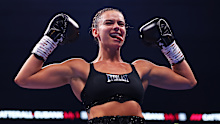 Skye Nicolson following her victory over Carla Camila Campos Gonzales last year.