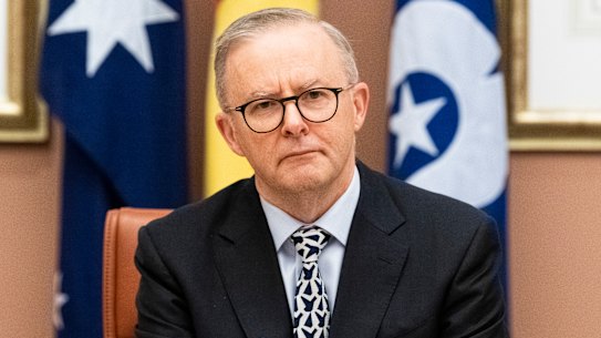 Prime Minister Anthony Albanese at national cabinet last week.