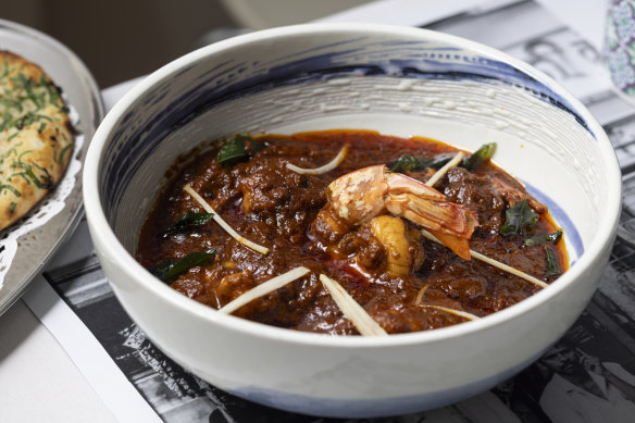 Go-to dish: Prawn ghee roast.