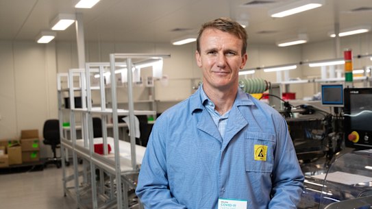 Dr Sean Parsons has spent the last 10 years developing the technology which has resulted in the rapid Covid tests snapped up by the US government.