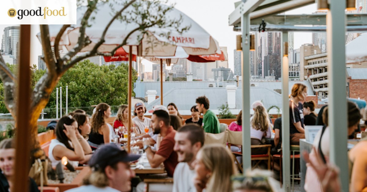 One of Melbourne’s hottest rooftop bars with slurpable cocktails, pizzas and city views