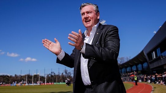 Eddie McGuire is running for another term as Collingwood president. 