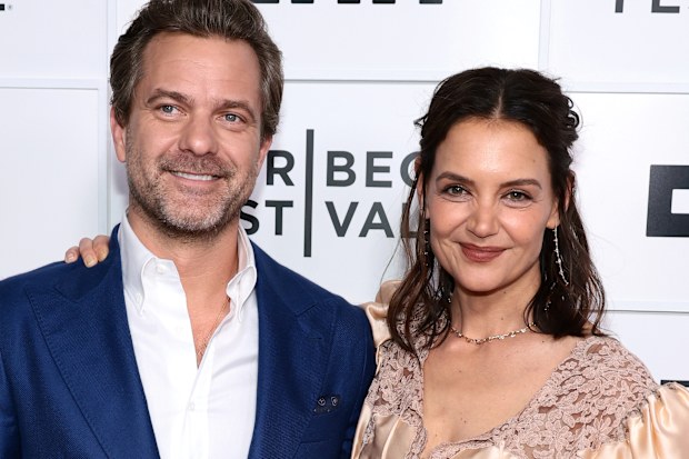 Joshua Jackson and Katie Holmes attend Happy Hours premiere