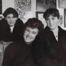 Sunny Leunig (right), with his brother and father, Michael Leunig.