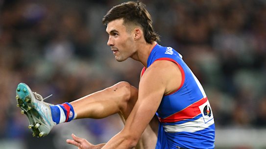 Sam Darcy of the Bulldogs.