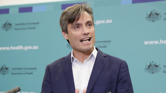 Former Deputy Chief Medical Officer Nick Coatsworth features in the current vaccinations advertising.