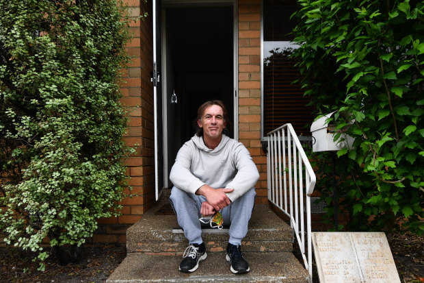 Glenn Kent, housed for the first time in more than 15 years thanks to Launch and funding by the Victorian government, wants to start giving back to his community once he's back on his feet.