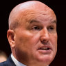 Transport Minister David Elliott is grilled on Friday at a budget estimates hearing about the rail network shutdown.