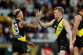 Shai Bolton and Noah Cumberland were the match winners for Richmond against Brisbane.