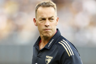 Alastair Clarkson’s time as Hawthorn coach is coming to an end.