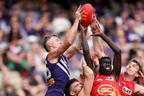 Josh Treacy is enjoying a breakout season for Fremantle.