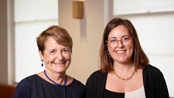 Anna and Lily Ainsworth at UNSW.