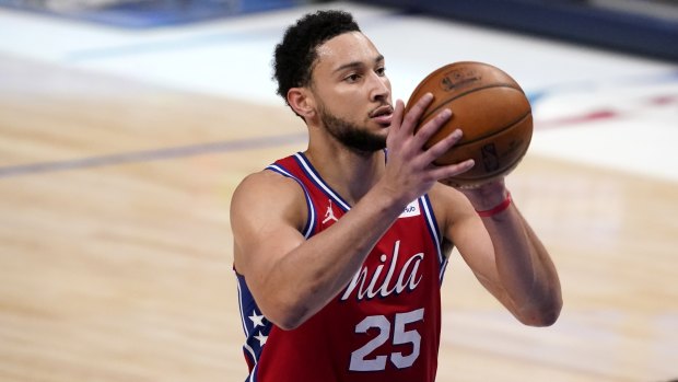 Ben Simmons suffered from the free-throw line in the NBA playoffs.