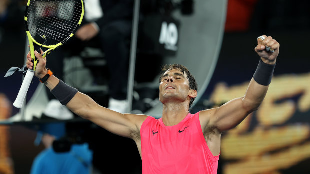 Nadal was at his superhuman best on Monday night.