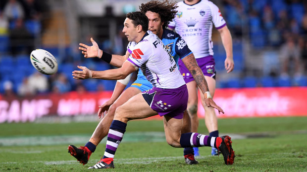 Evergreen Billy Slater was at his best against the Gold Coast.