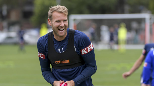 A training knock kept Swede Ola Toivonen out against the Mariners, but he's ready to go for Victory again.