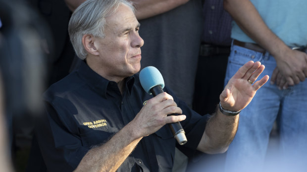 Texas Governor Greg Abbott: monitor social media for signs of violence to come.