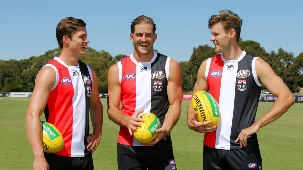 St Kilda trio Jack Steele, Josh Bruce and Logan Austin are set to return to Canberra to play the Giants next year.