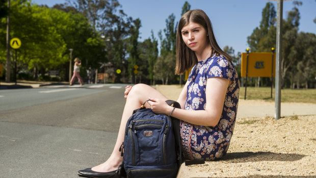 ANU student Nathalie Johnstone is concerned about the loss of an important bus service at ANU. 
