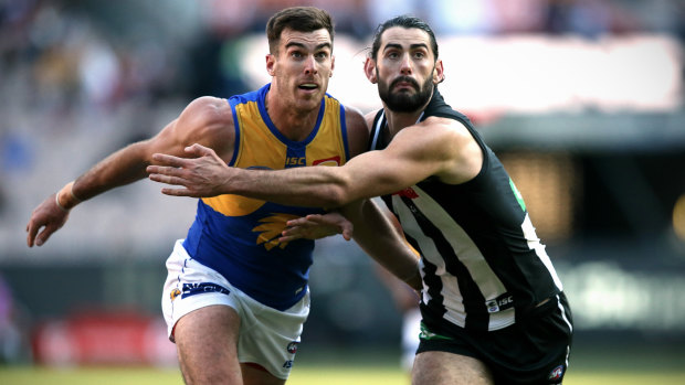 Scott Lycett and Brodie Grundy's ruck battle will be an intriguing one.
