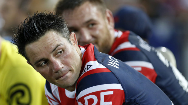Class act: Roosters half Cooper Cronk.