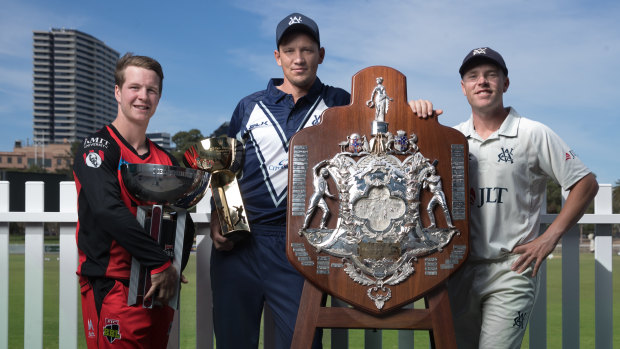 Victoria has become the first state to win the JLT One-Day Cup, JLT Sheffield Shield and KFC BBL trophies in a single season.