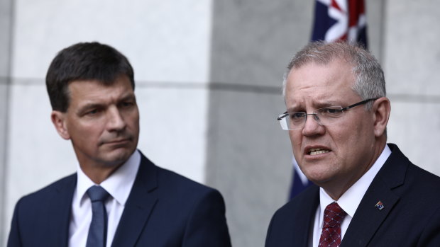 Energy Minister Angus Taylor and Prime Minister Scott Morrison have announced $1 billion in funding for energy projects.