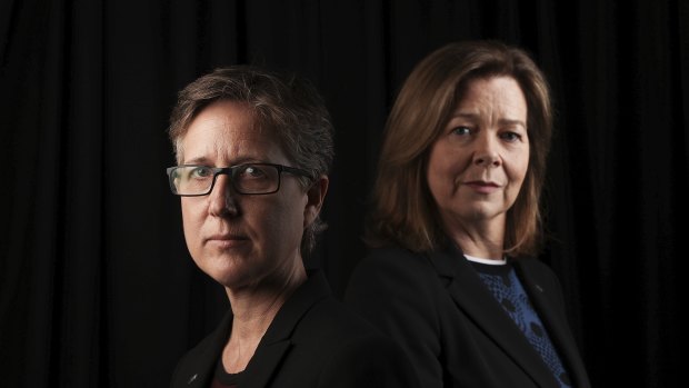 ACTU Secretary Sally McManus, left with President Michele O'Neil, called the changes "dangerous and extreme".