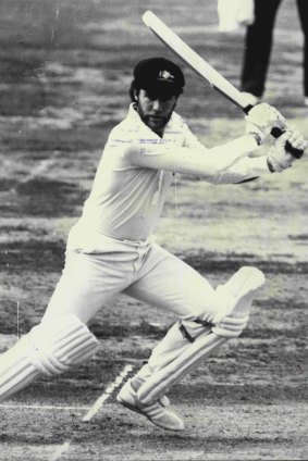 Greg Chappell in a classic batting pose.