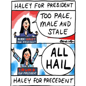Haley on board.