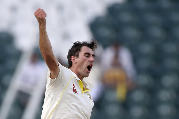 Pat Cummins was outstanding on day three, finishing with five wickets.