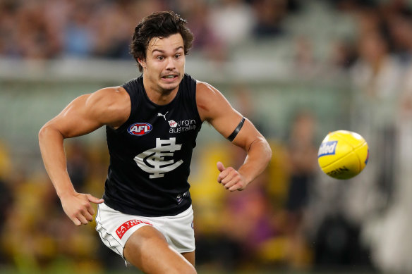 Jack Silvagni’s shoulder complaint isn’t as bad as the Blues initially feared. 