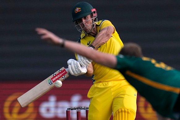 Mitch Marsh has hit the white ball well in South Africa.