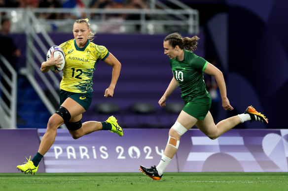 Maddison Levi scores against Ireland.