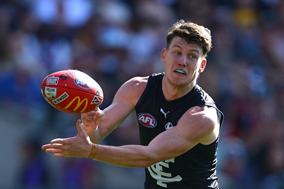 Star Carlton midfielder Sam Walsh will be a key player for the Blues in Gather Round