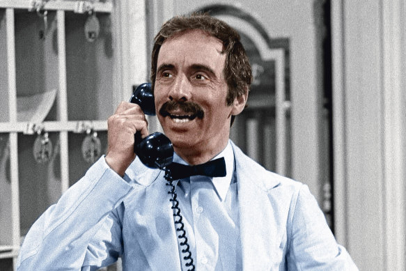 Andrew Sachs as Manuel in Fawlty Towers.