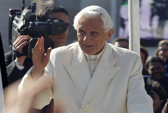 Pope Benedict XVI in 2013.