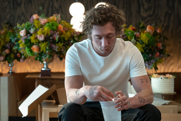 Jeremy Allen White as “Carmy” Berzatto in the memorable “Omelette” episode in season 2 of The Bear.