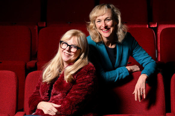 Playwright Suzie Miller, left, and Caroline Craig deplore the toxic culture of public shaming.
