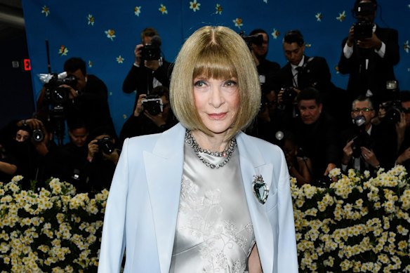 Anna Wintour attends the Met Gala last year.