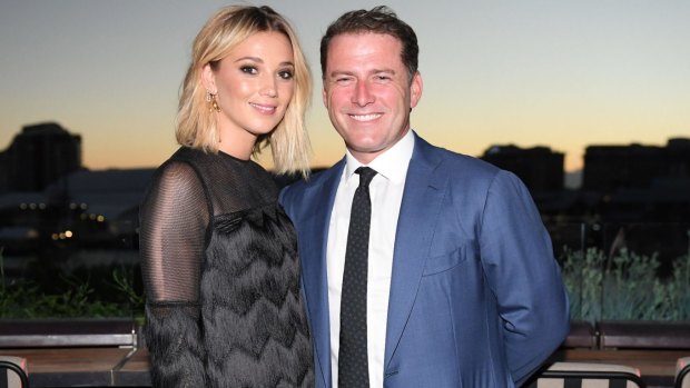 Wedding bells ... Karl Stefanovic and Jasmine Yarbrough are due to marry.