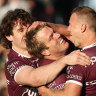 Manly shapes up to missing $3m in middles after downing Dragons with 13 men
