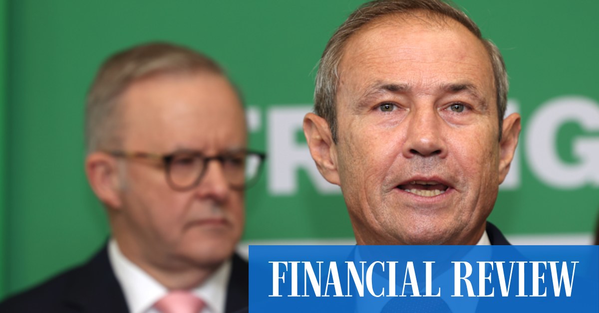 Roger Cook says the idea of a new tax on energy exporters in the budget may have superficial appeal, but told Anthony Albanese it was a bad idea.